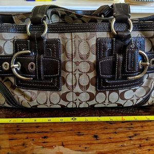 COACH Signature handbag